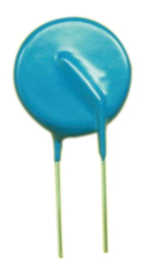 25D encapsulated MOV disc with radial leads